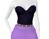 KDW Elegant Purple Dress