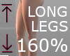 160% Long Legs Scale