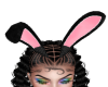 Black and pink bunny ear