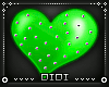 !D! Floating Heart Green