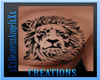 Lion Chest Tattoo
