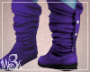 WA3 Suede Boots-Purple