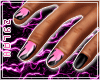 Pink Flame Nails