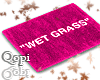 Pink Wet Grass Rug