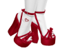 red v day shoes