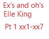 Xs and Os-Elle King Pt 1