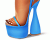 Platform Heels Blue