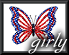 Butterfly USA Sticker