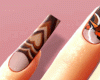 🤍 Brown Nails Art