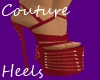 Couture Heels RED n GOLD