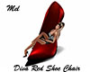 Diva Red Shoe Chair