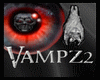 red vamp skull eyes M