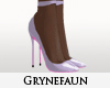 Mauve pink heels nylon 2