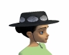 Ladys Black Outback hat