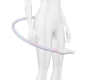Pastel Blue cow tail