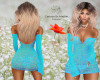 Aqua Crystal Dress