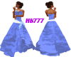 HB777 Ball Gown Dk Blue