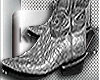 Kher~Cowboy boots silver