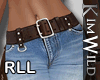 RLL "Pet" Fringed Jeans