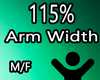 Arm Scaler 115% - M/F