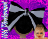 Black and White Hair Bow