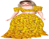 yellow flowral gown