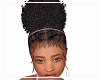 Kids Afro Puff White bow