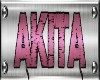 Akita Pink & Silver