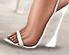 Mila White Heels
