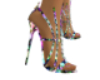 RAINBOW DIAMOND HEELS