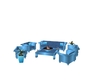 Blue Couch Set