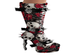 Skulls and Roses Boots