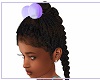 Kids Lg Hair Ball Purple
