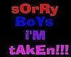 sorry boys