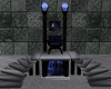 blue flame throne