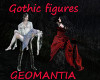 2 Gothic figures