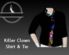 Killer Clown Shirt & Tie