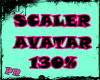 PR Scaler Avatar 130%