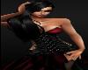 Black Hair GODDESS Red GOwns Dresses Lace Princess Nylons