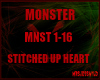 Stitched up heart Monstr