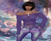 Purple Sheer Top
