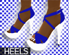 -CT Simple Blue Heels
