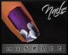 mz$|Violet orchid nails