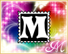 Letter M Stamp
