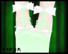 P| Lime Shoes White Bows
