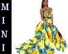 SunFlower Butterfly Gown
