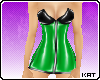 [K] PVC Dress - Emerald