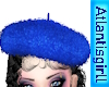 Fluffy Blue Beret