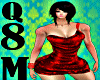 (Q8M)RED DRESS