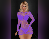 Netty Purple Beach Dress